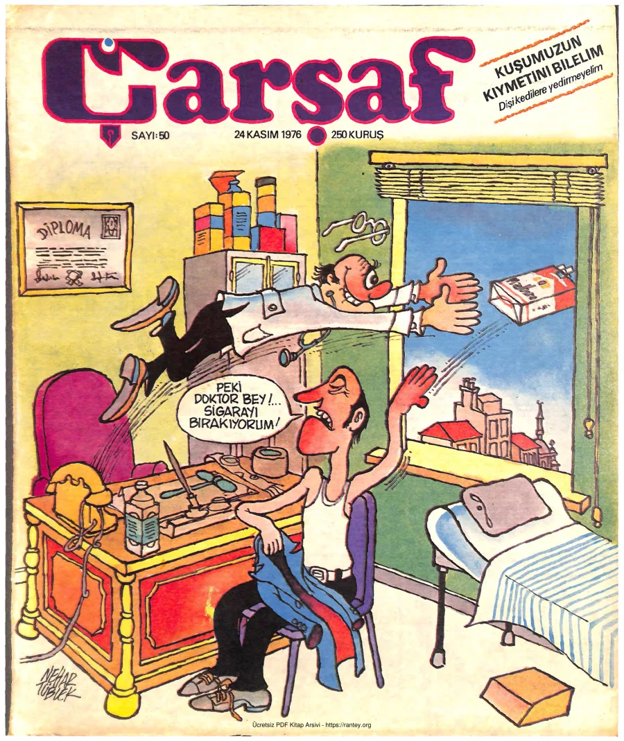 Çarşaf 1976 50 kapak görseli