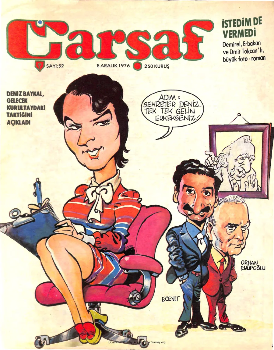 Çarşaf 1976 52 kapak görseli