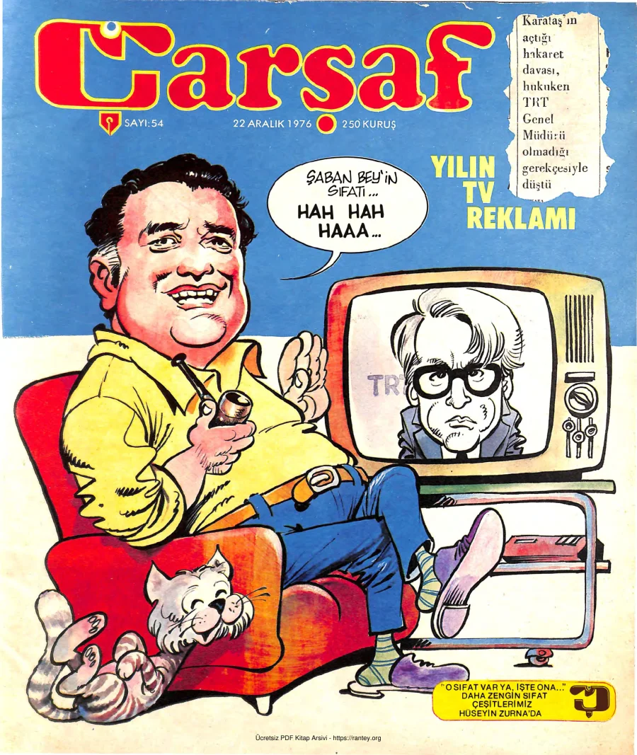 Çarşaf 1976 54 kapak görseli
