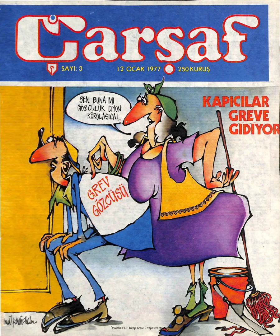 Çarşaf 1977 03 kapak görseli