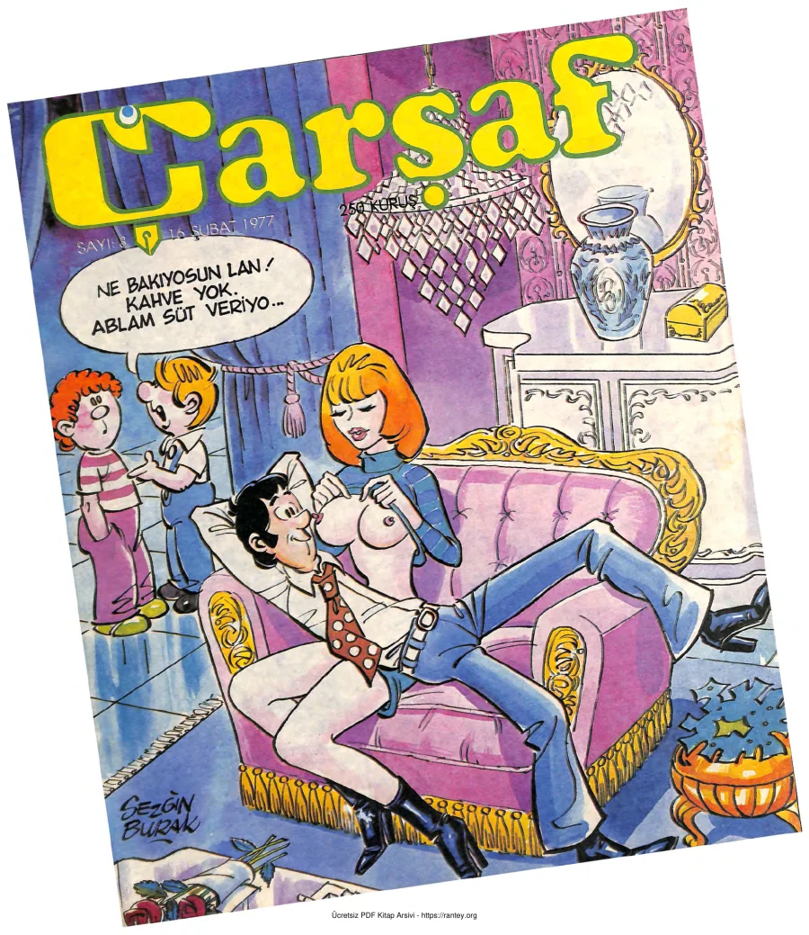 Çarşaf 1977 08 kapak görseli