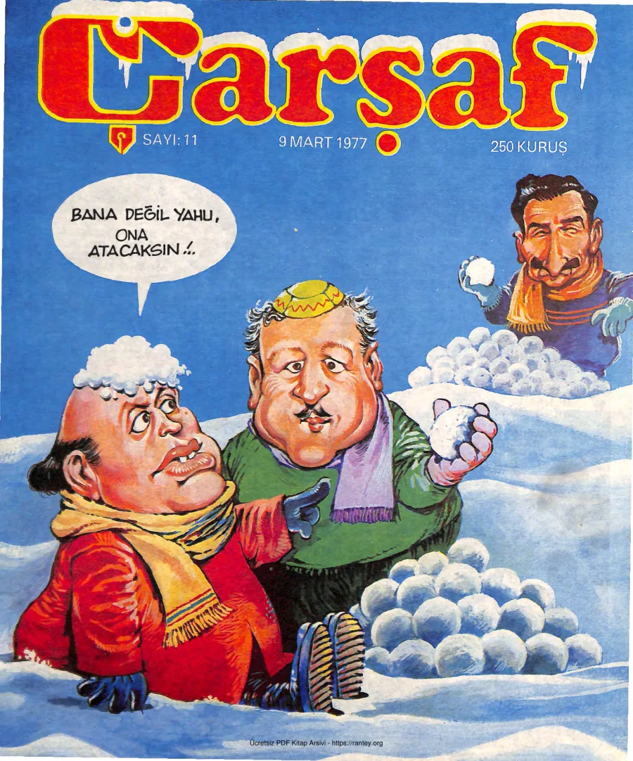Çarşaf 1977 11 kapak görseli