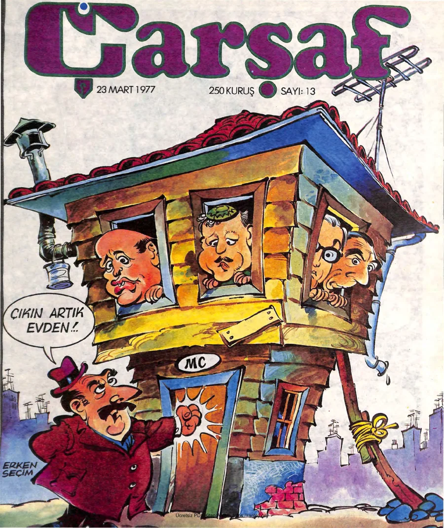Çarşaf 1977 13 kapak görseli