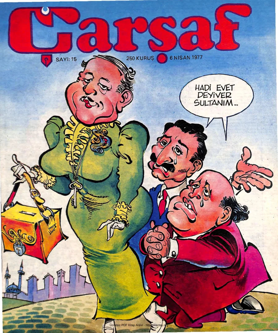 Çarşaf 1977 15 kapak görseli