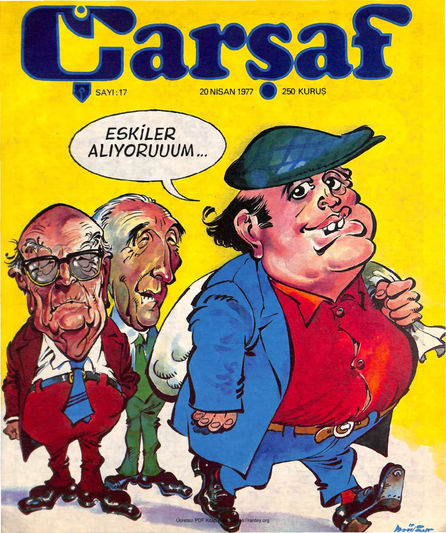 Çarşaf 1977 17 kapak görseli