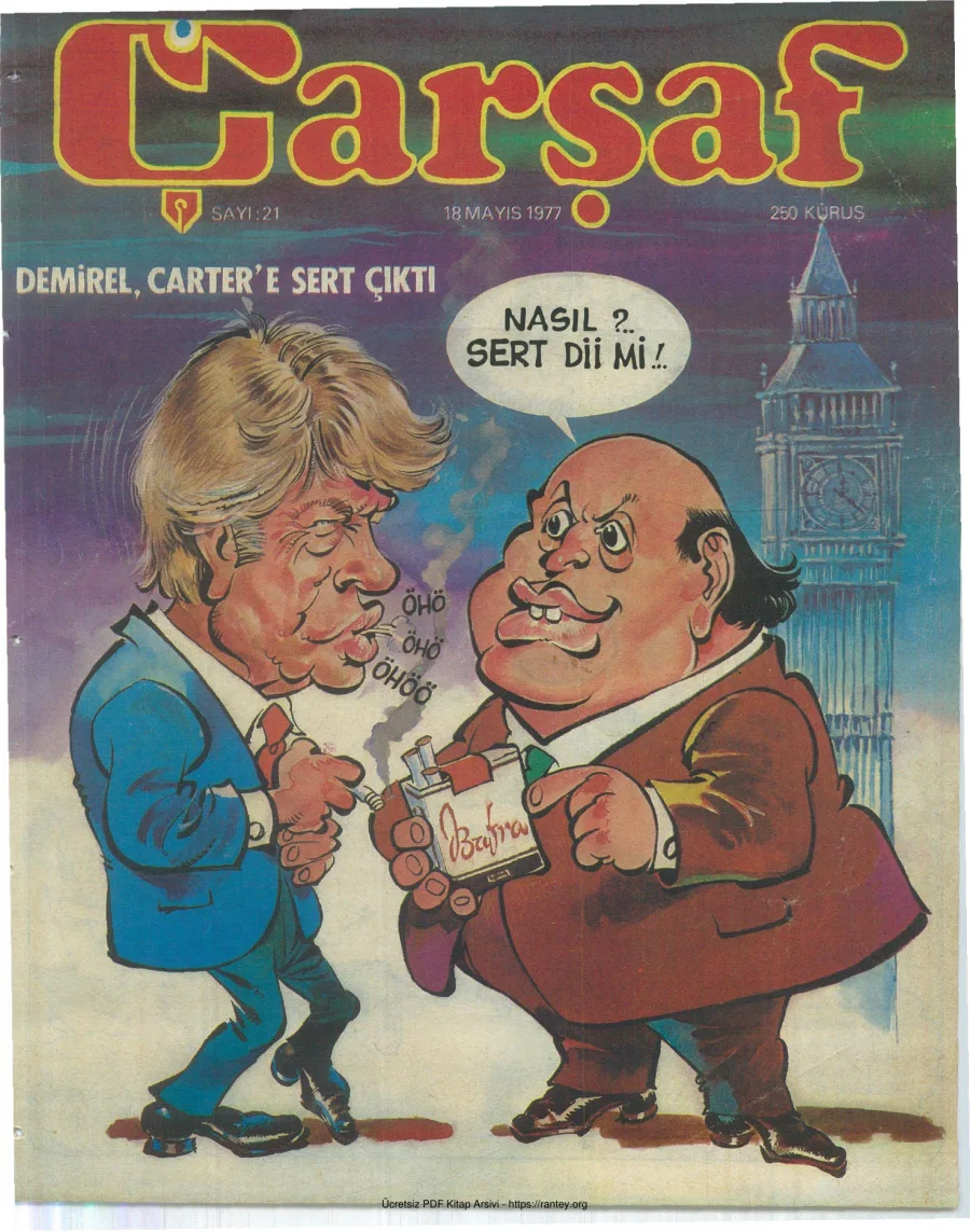 Çarşaf 1977 21 kapak görseli