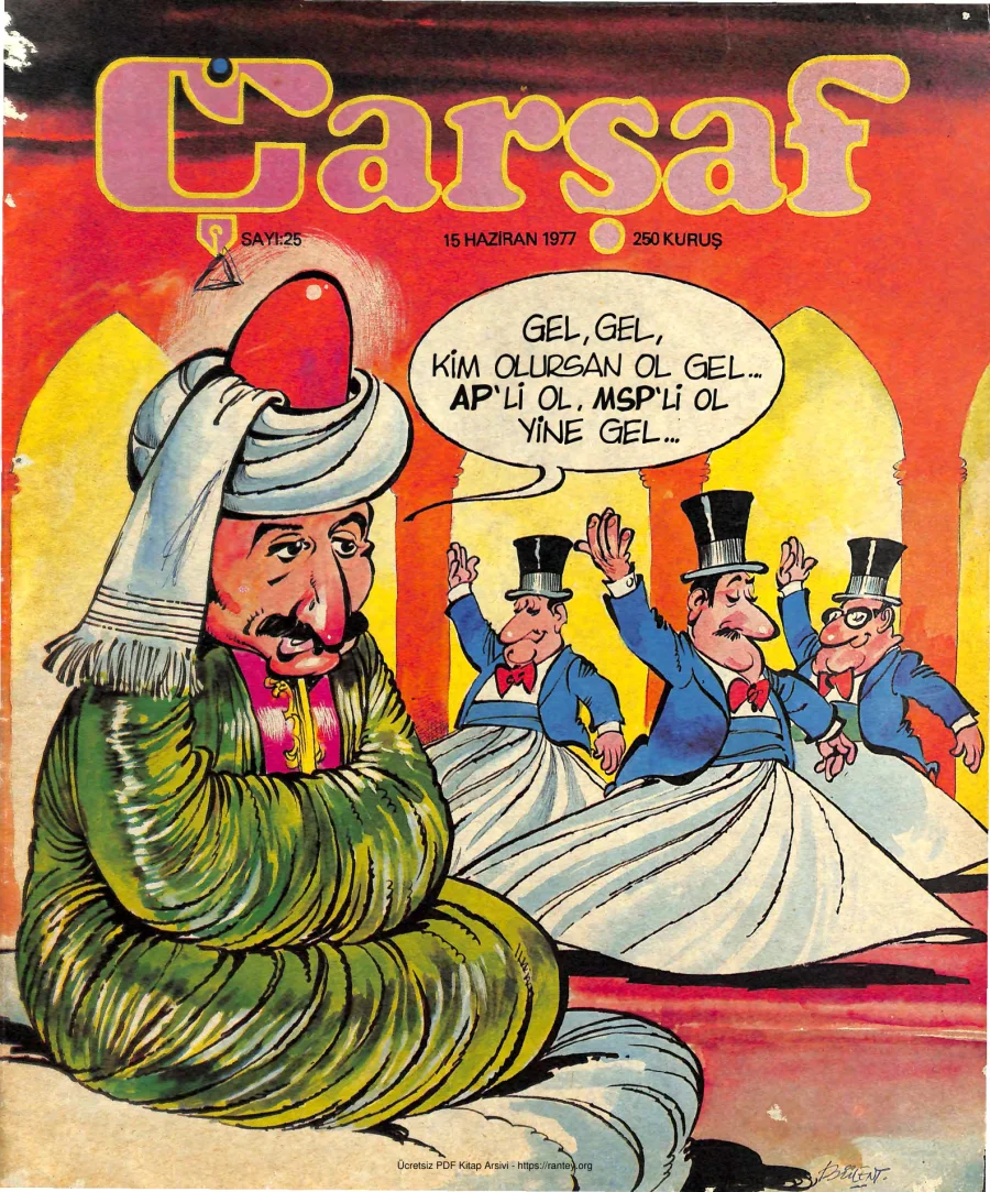 Çarşaf 1977 25 kapak görseli
