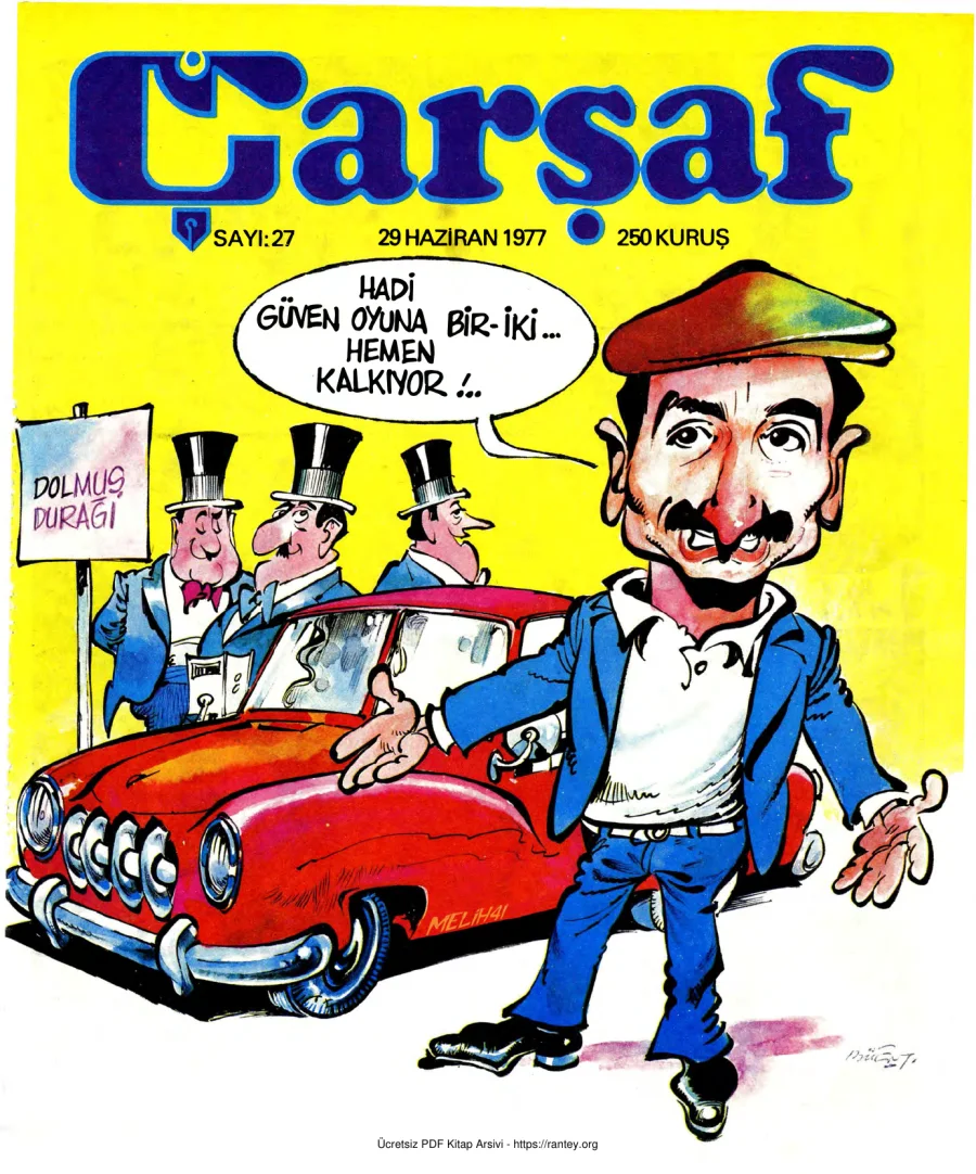 Çarşaf 1977 27 kapak görseli