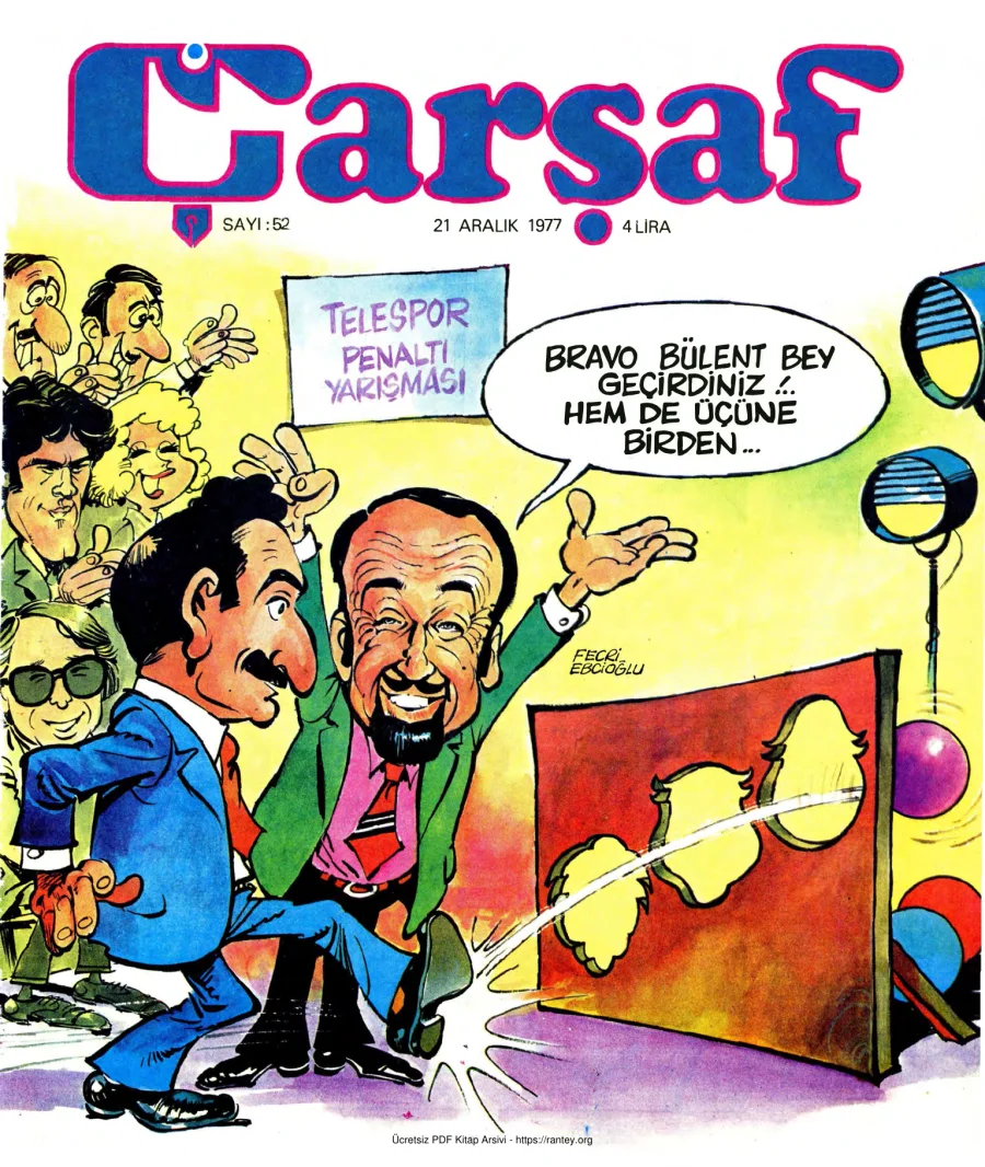 Çarşaf 1977 52 kapak görseli