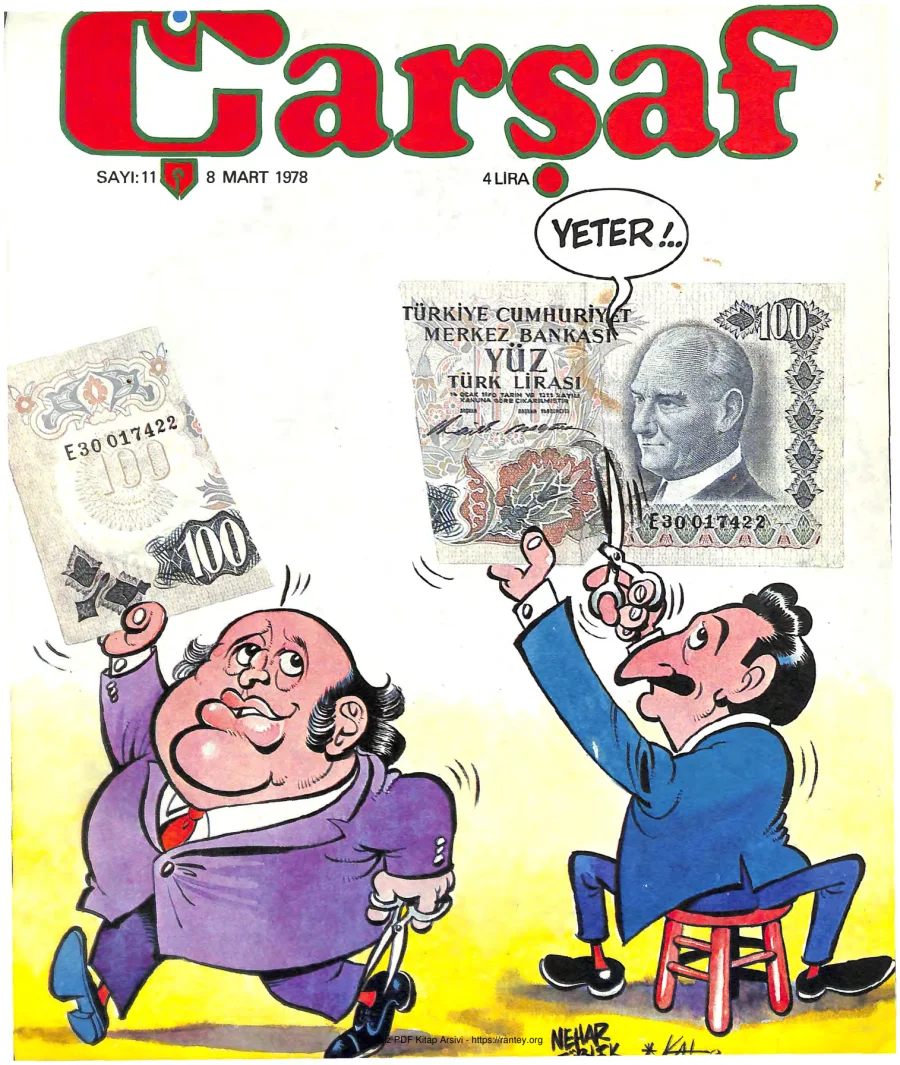 Çarşaf 1978 11 kapak görseli