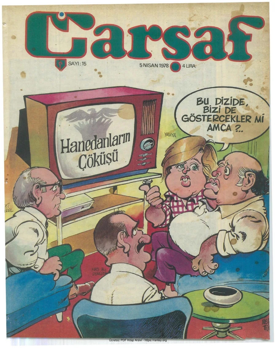 Çarşaf 1978 15 kapak görseli