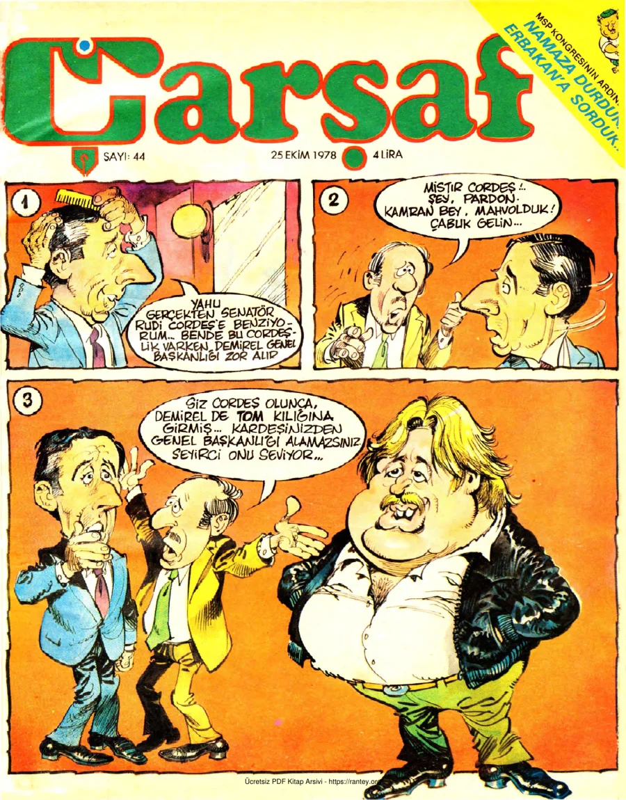 Çarşaf 1978 44 kapak görseli