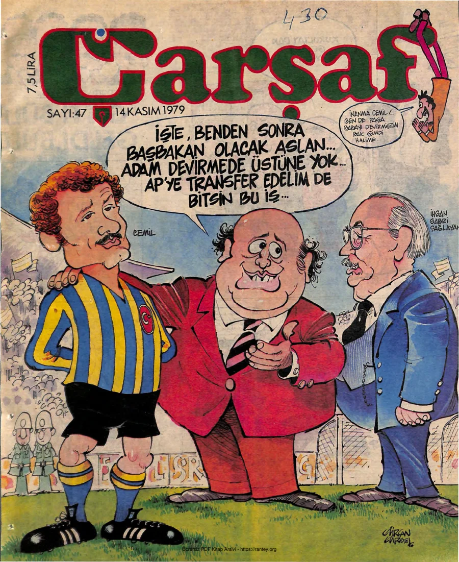 Çarşaf 1979 47 kapak görseli