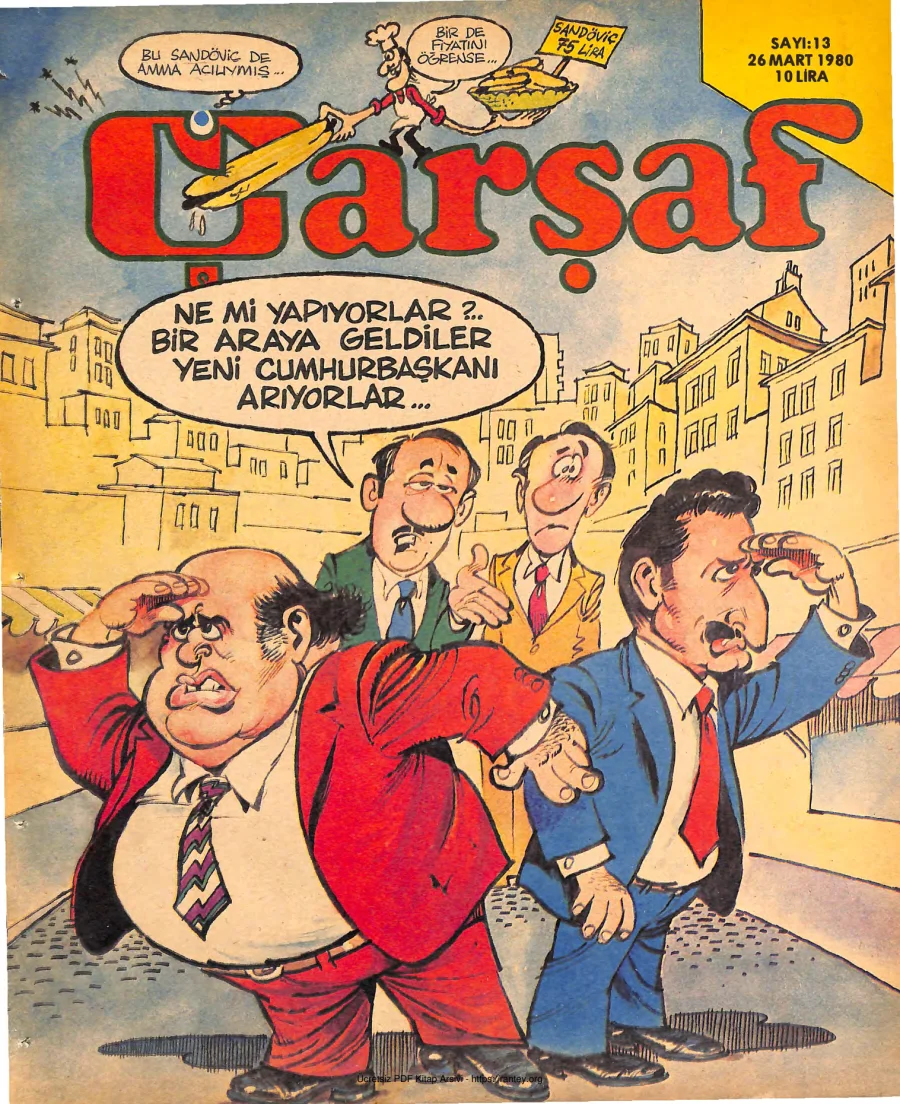 Çarşaf 1980 13 kapak görseli