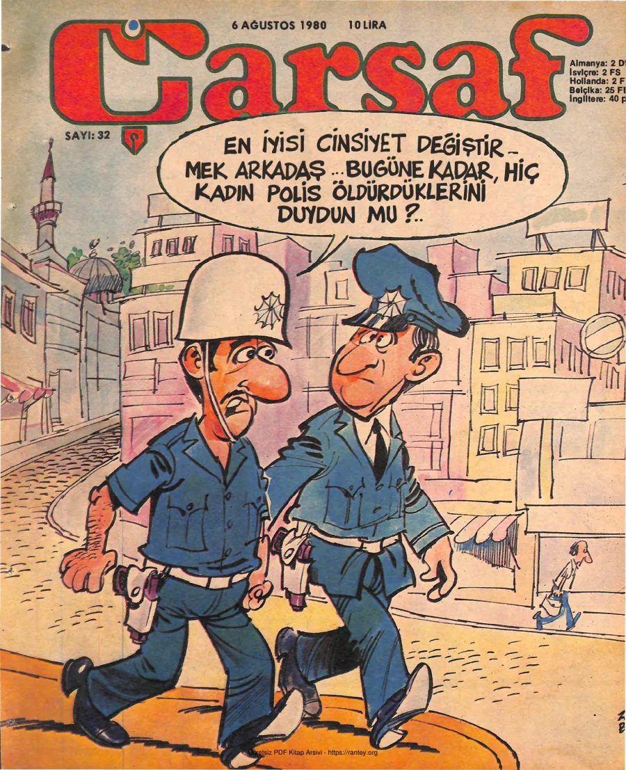 Çarşaf 1980 32 kapak görseli