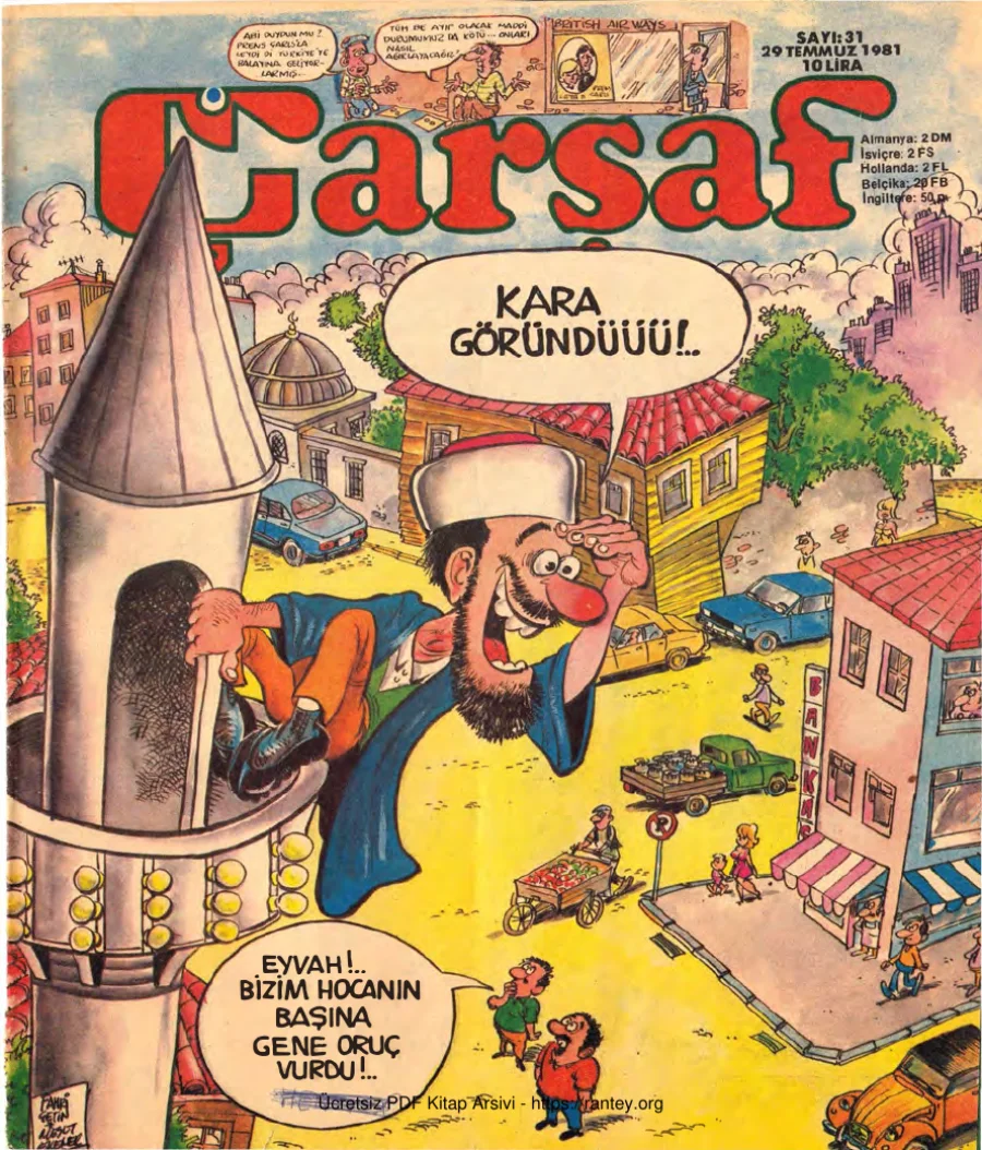 Çarşaf 1981 31 kapak görseli