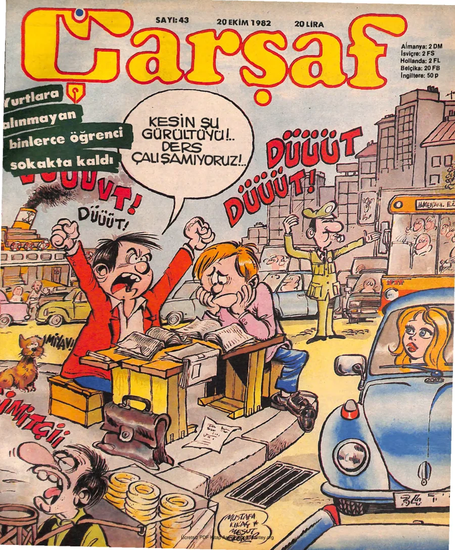 Çarşaf 1982 43 kapak görseli