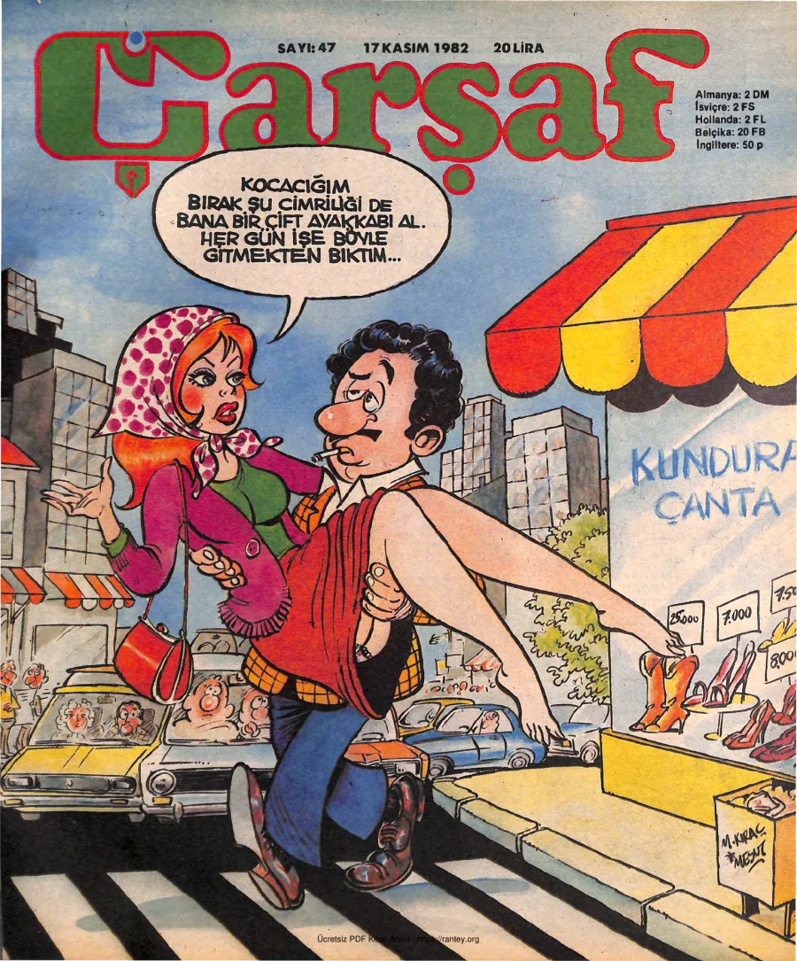 Çarşaf 1982 47 kapak görseli