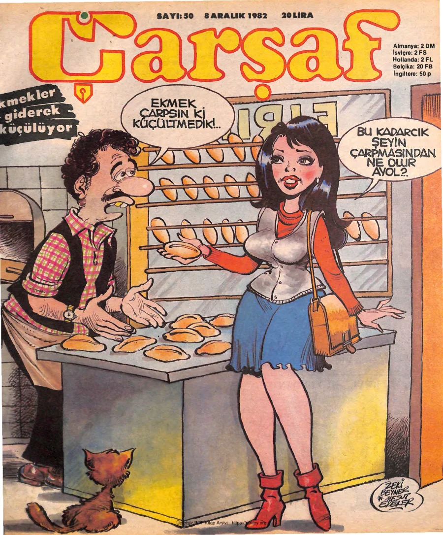 Çarşaf 1982 50 kapak görseli