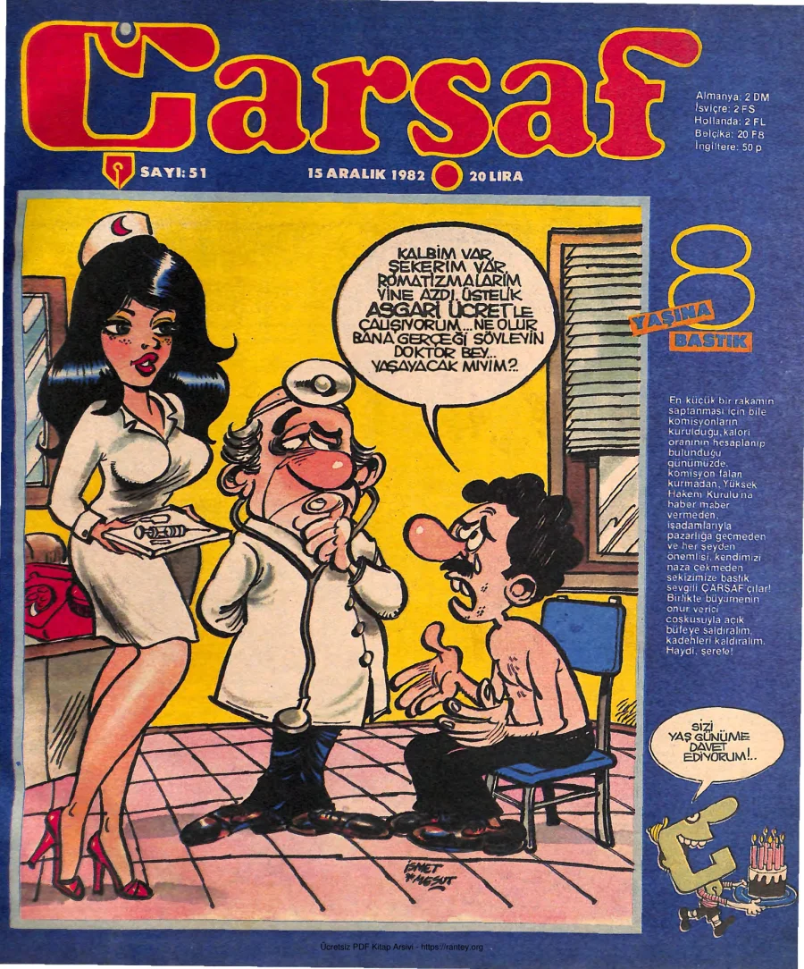 Çarşaf 1982 51 kapak görseli