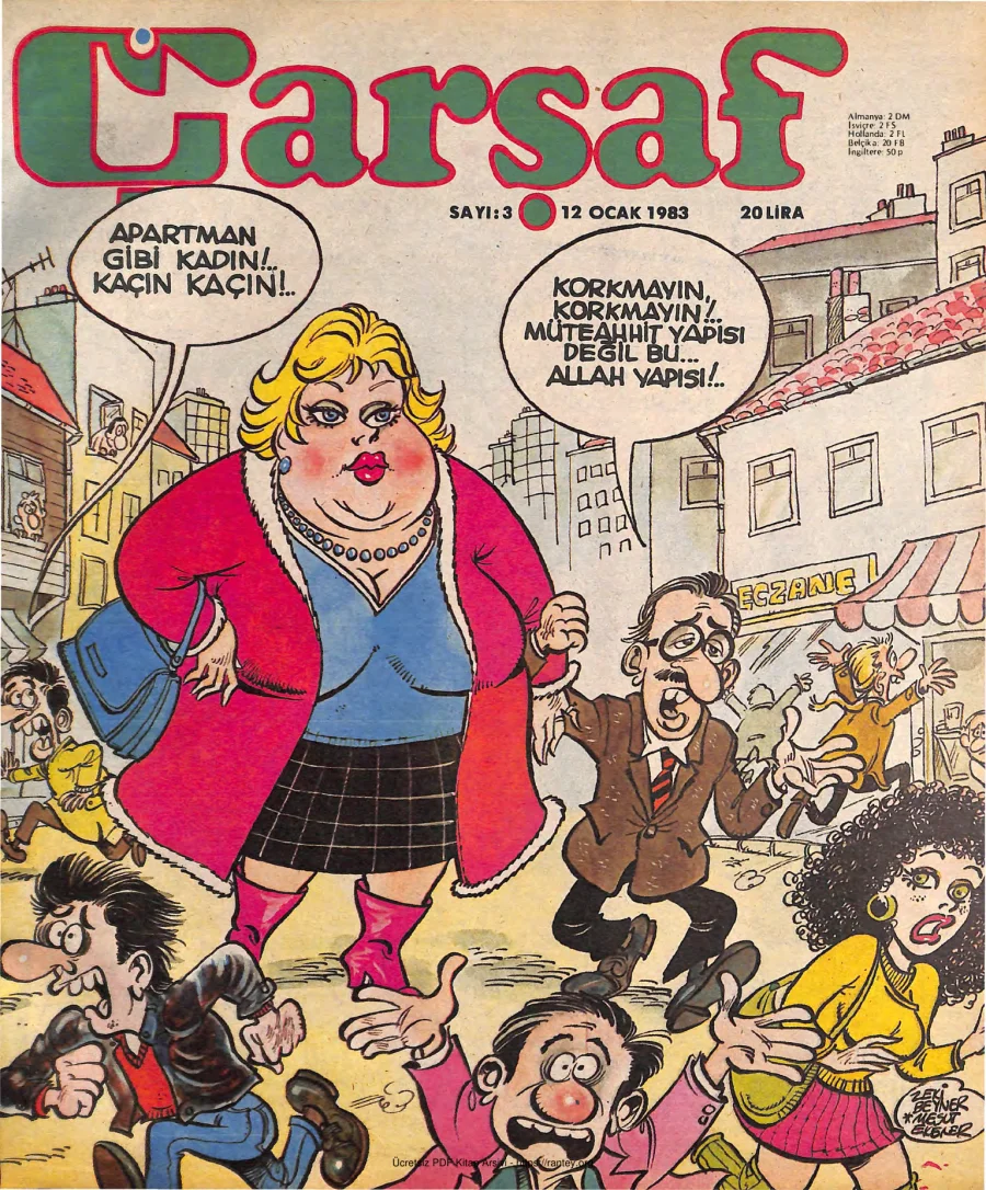 Çarşaf 1983 03 kapak görseli