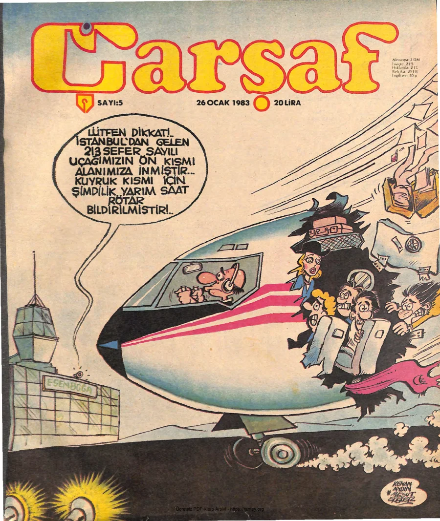 Çarşaf 1983 05 kapak görseli