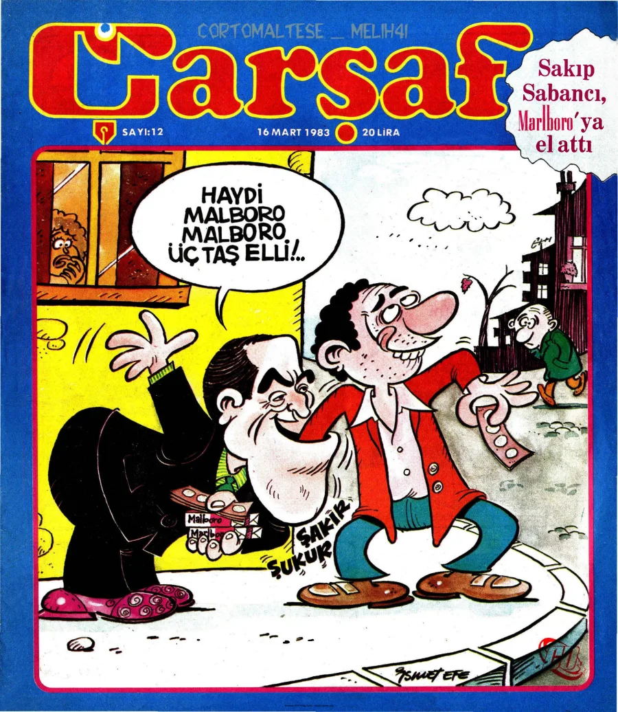 Çarşaf 1983 12 kapak görseli