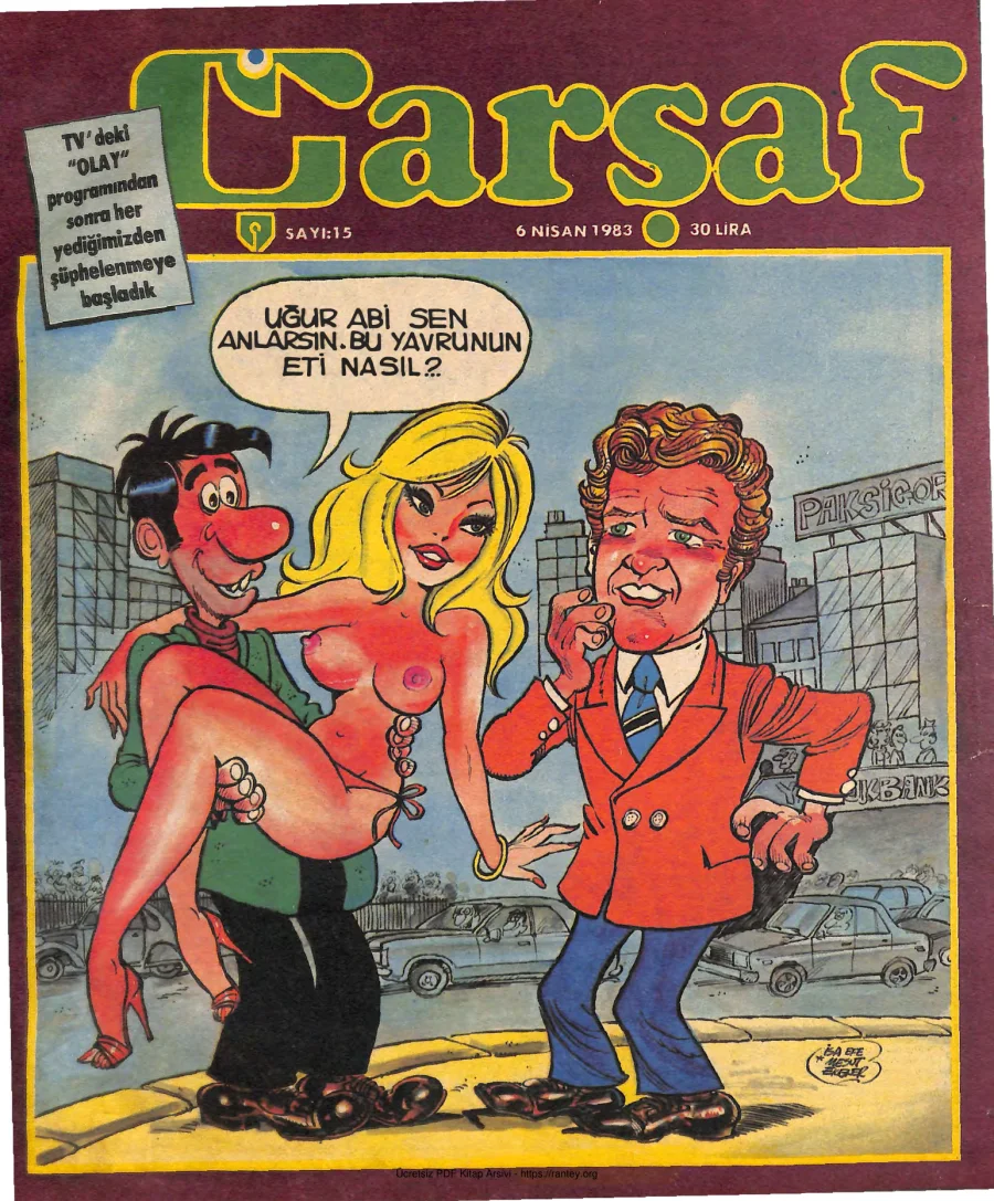 Çarşaf 1983 15 kapak görseli