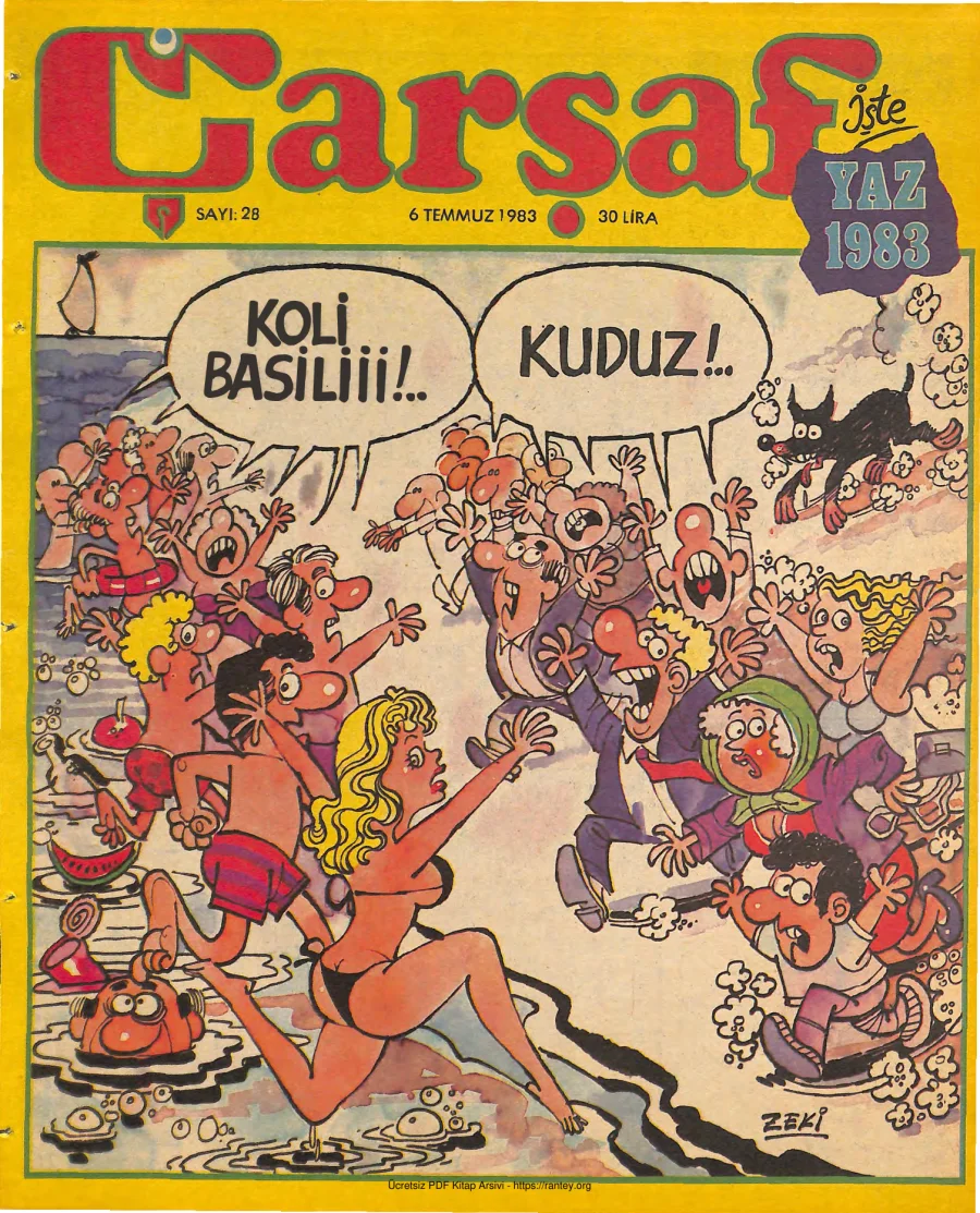 Çarşaf 1983 28 kapak görseli