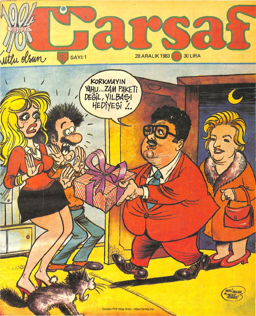 Çarşaf 1984 01 kapak görseli