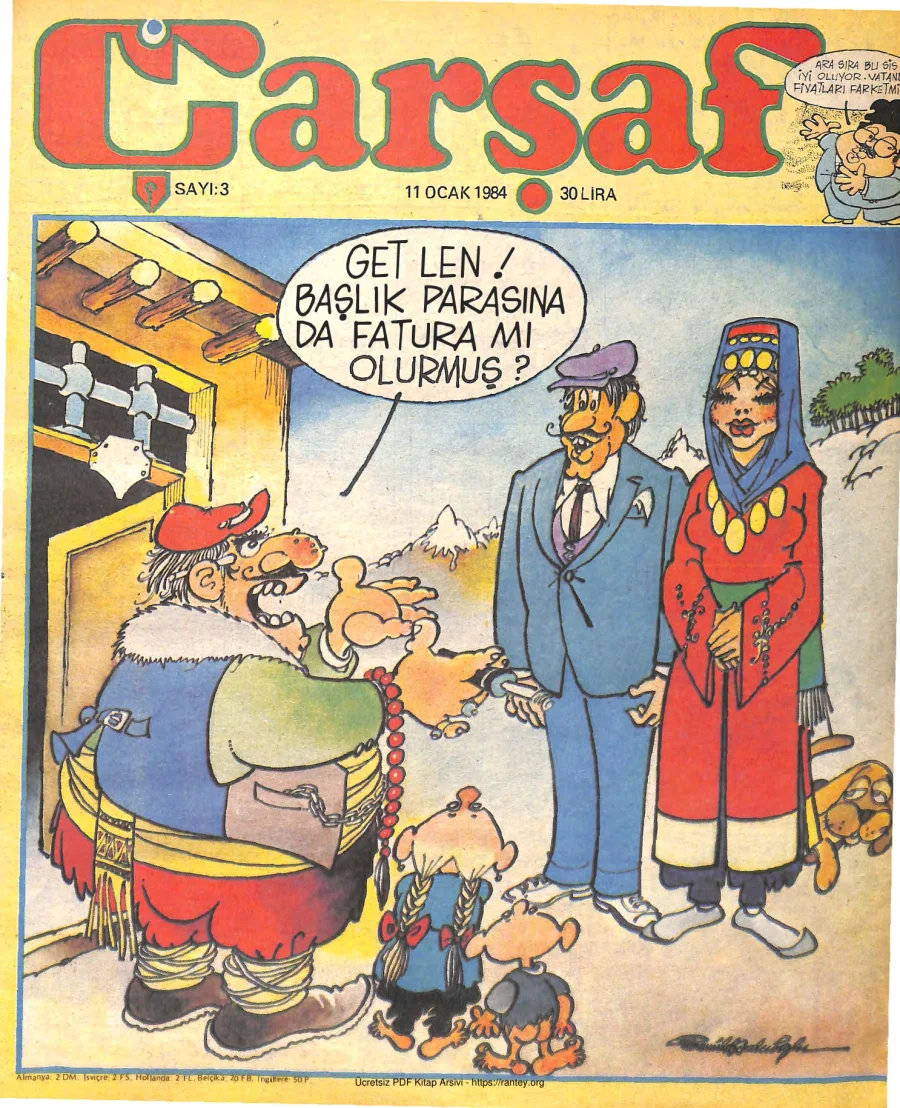 Çarşaf 1984 03 kapak görseli