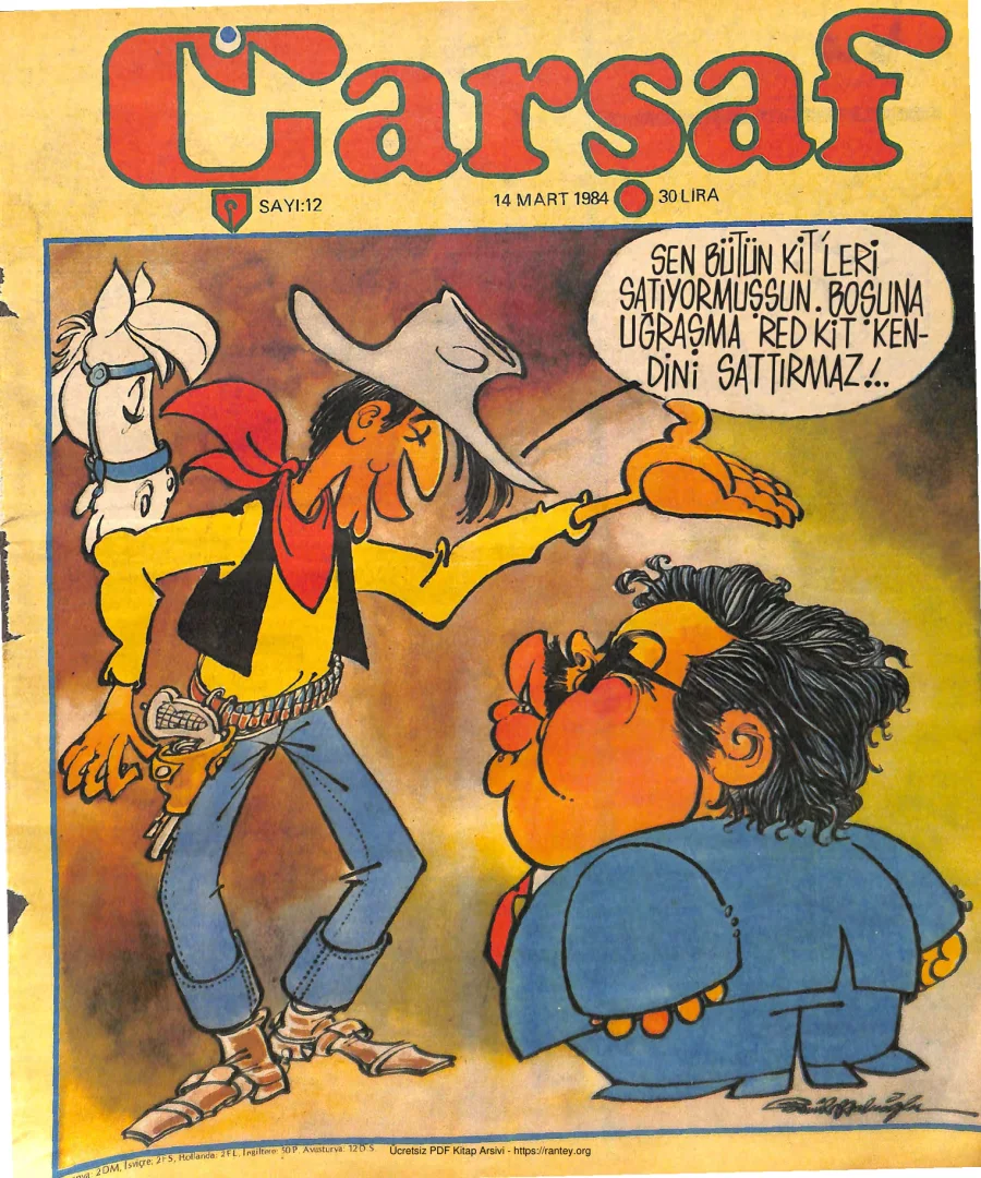 Çarşaf 1984 12 kapak görseli