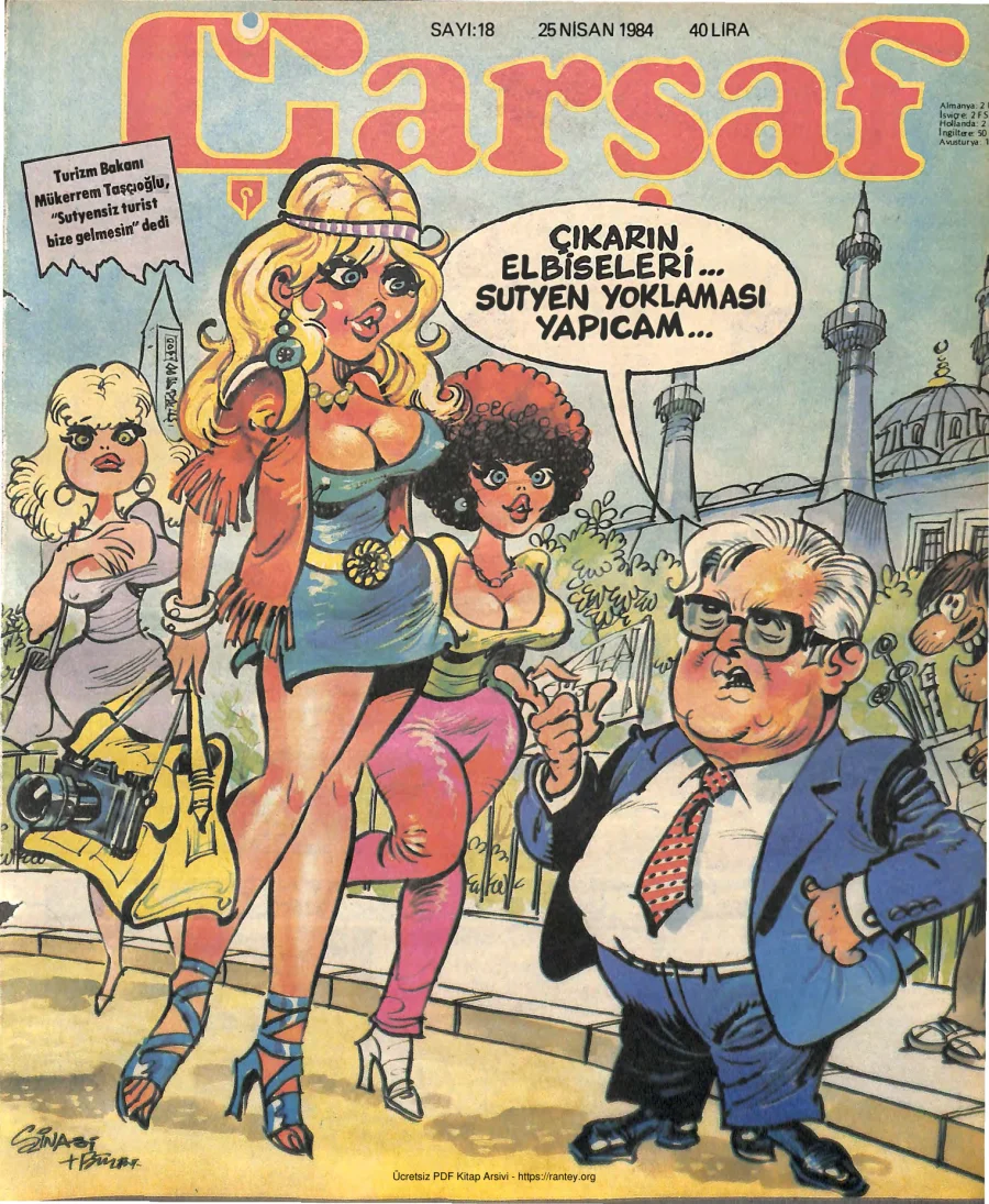 Çarşaf 1984 18 kapak görseli