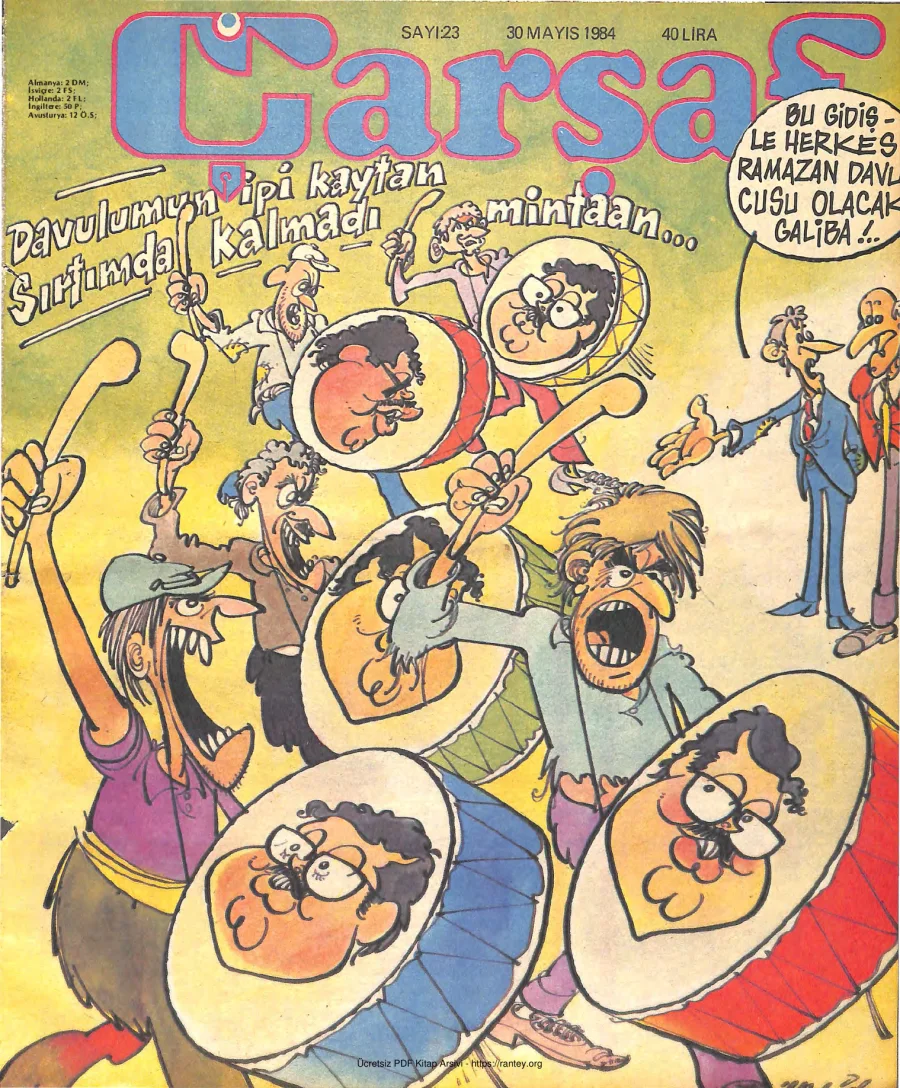 Çarşaf 1984 23 kapak görseli
