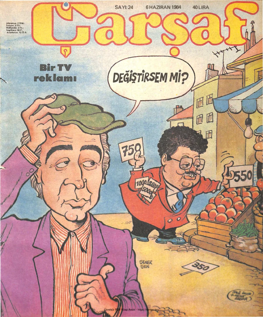 Çarşaf 1984 24 kapak görseli