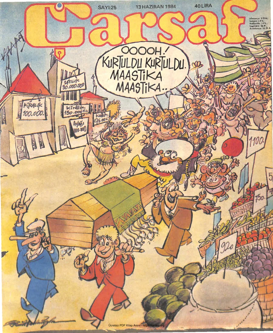 Çarşaf 1984 25 kapak görseli