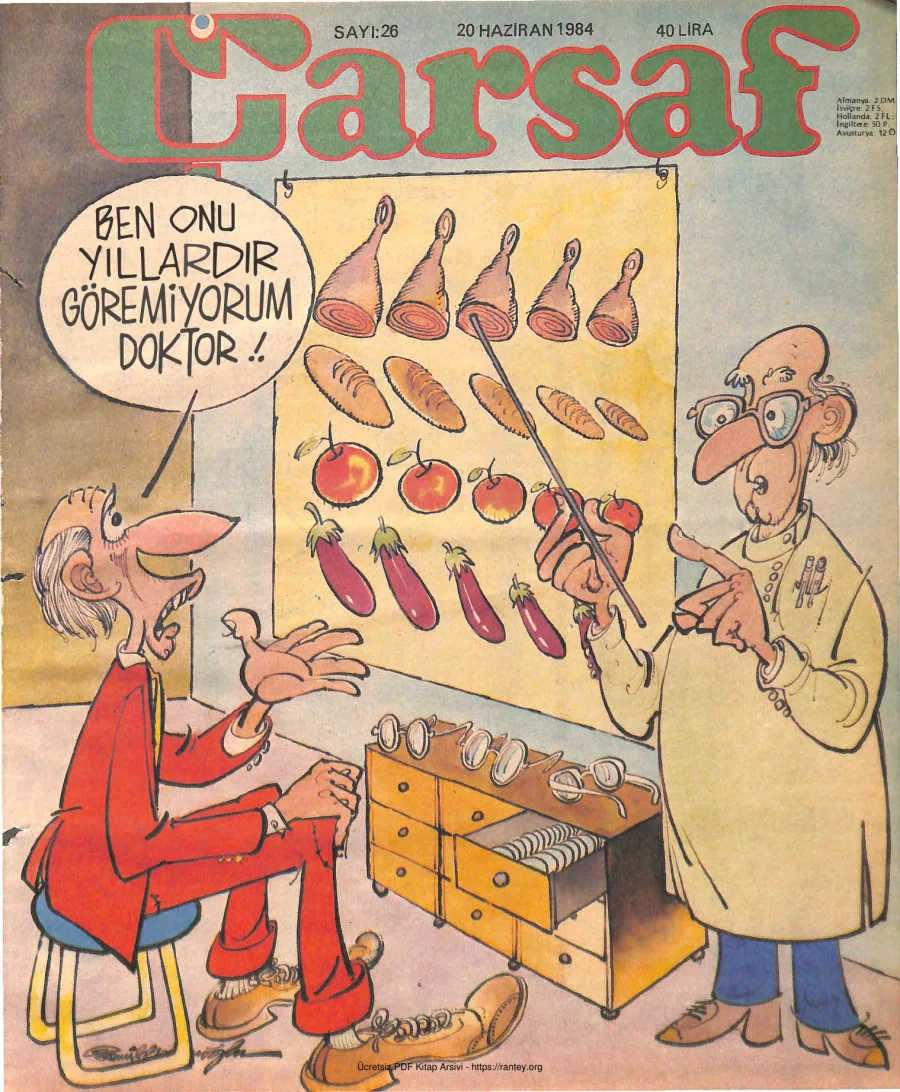 Çarşaf 1984 26 kapak görseli
