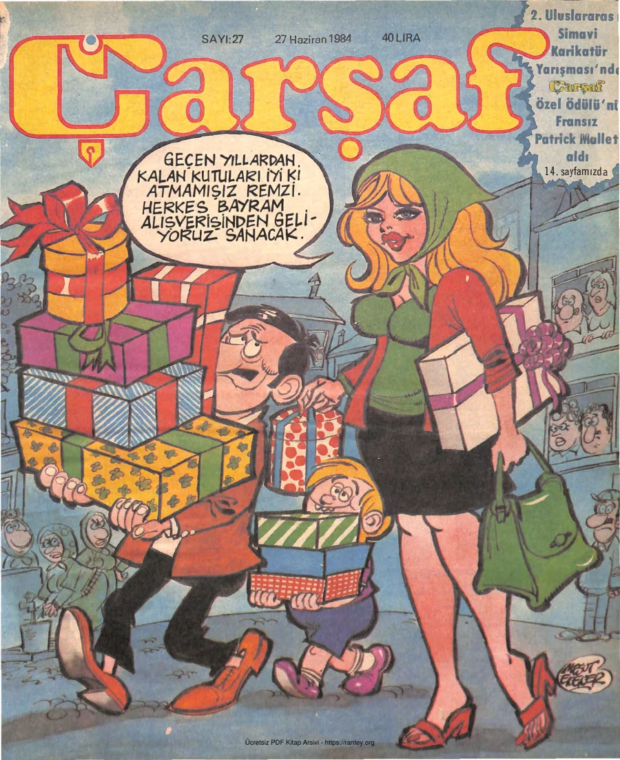 Çarşaf 1984 27 kapak görseli
