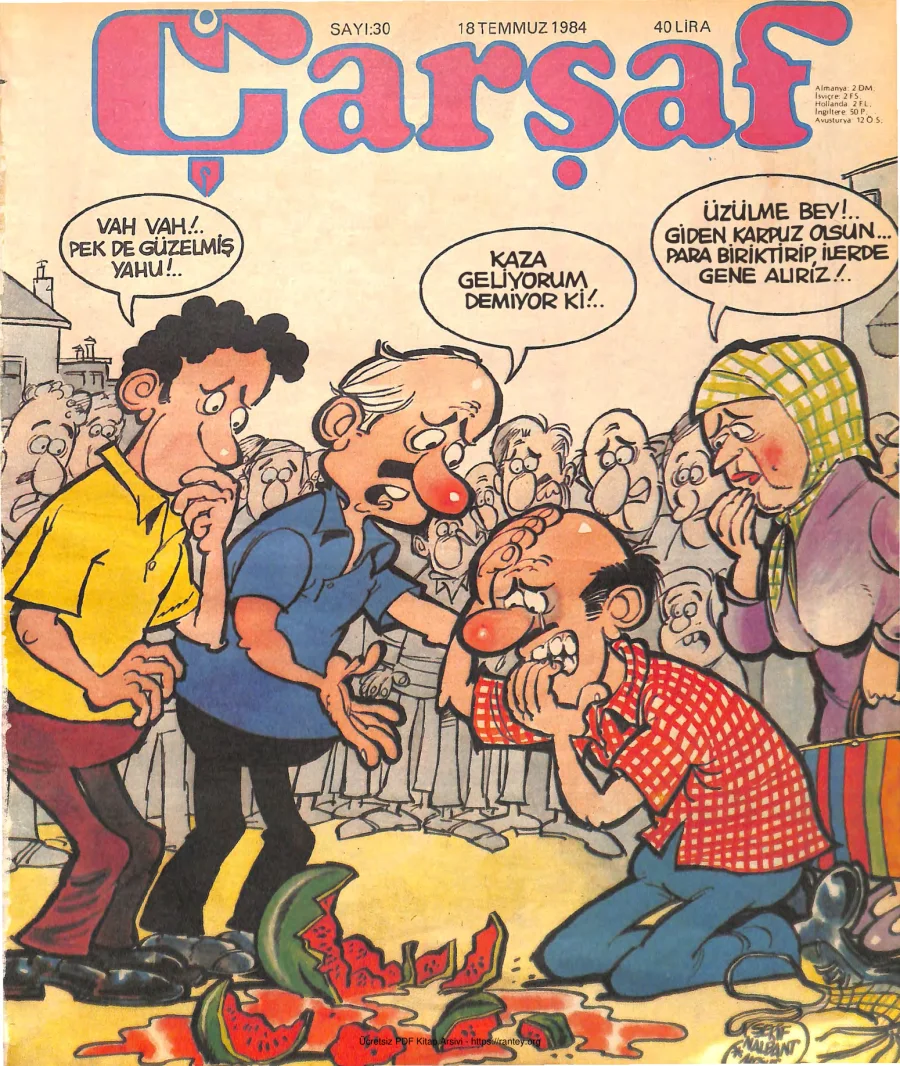 Çarşaf 1984 30 kapak görseli