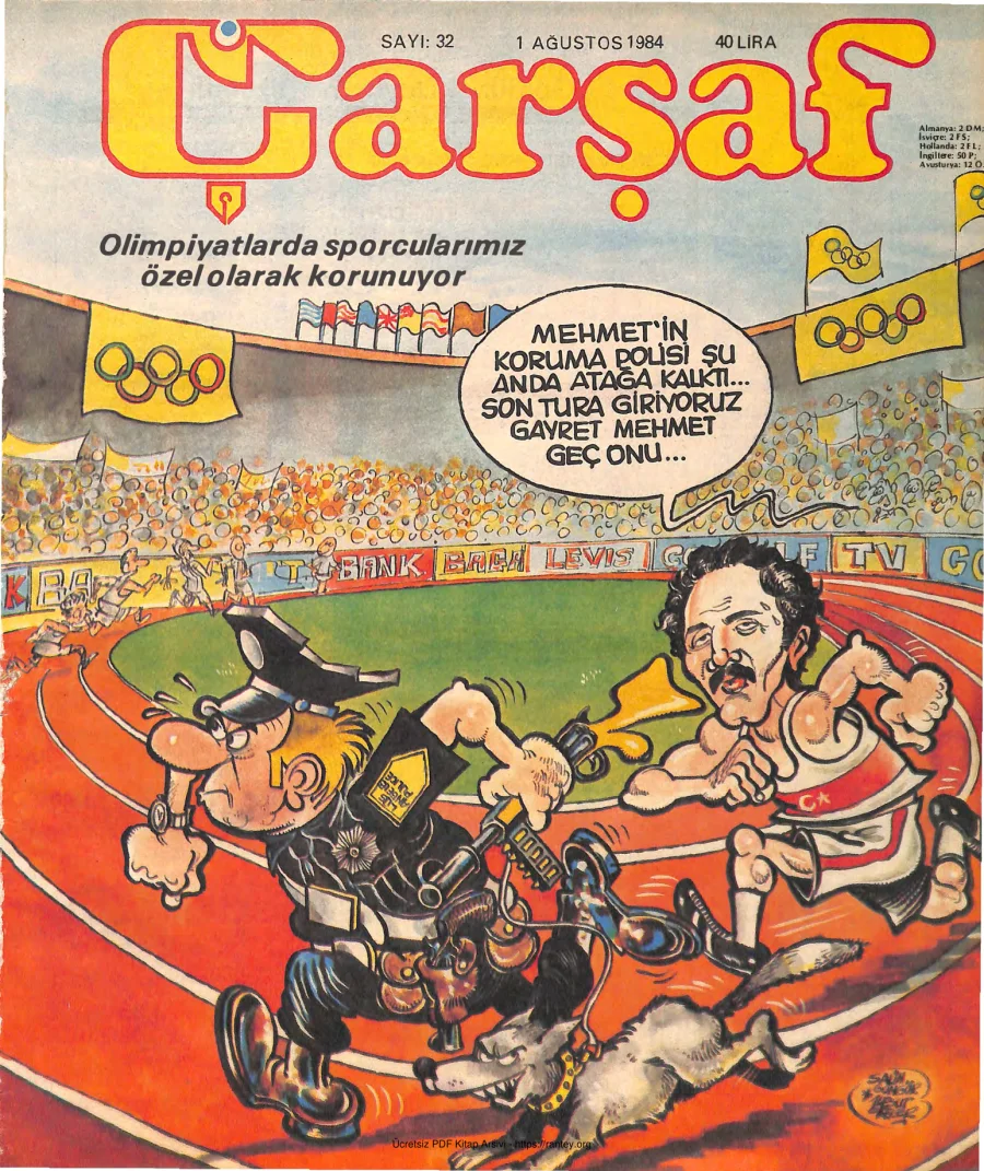 Çarşaf 1984 32 kapak görseli