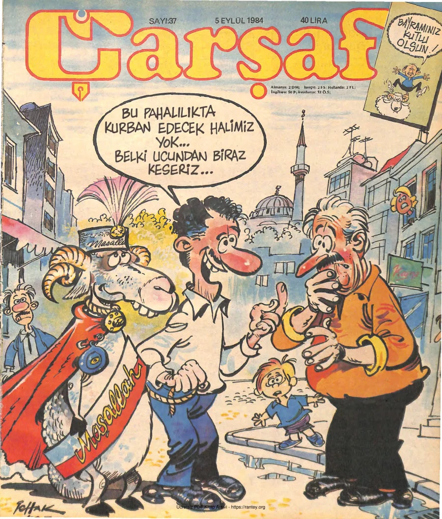Çarşaf 1984 37 kapak görseli