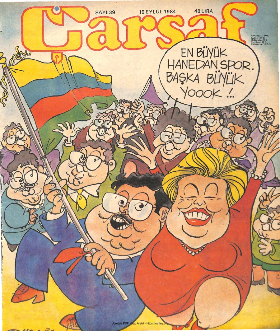 Çarşaf 1984 39 kapak görseli