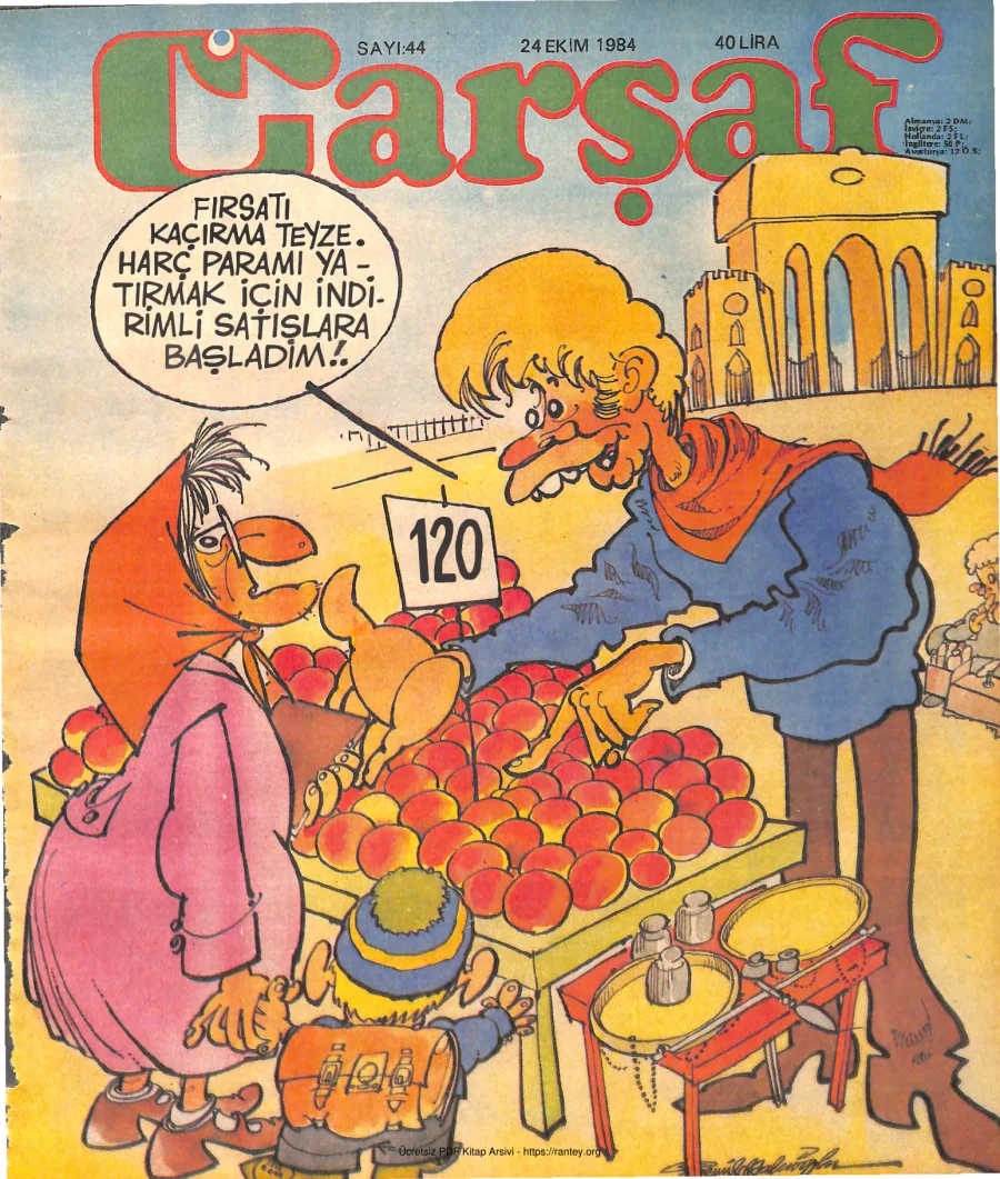 Çarşaf 1984 44 kapak görseli