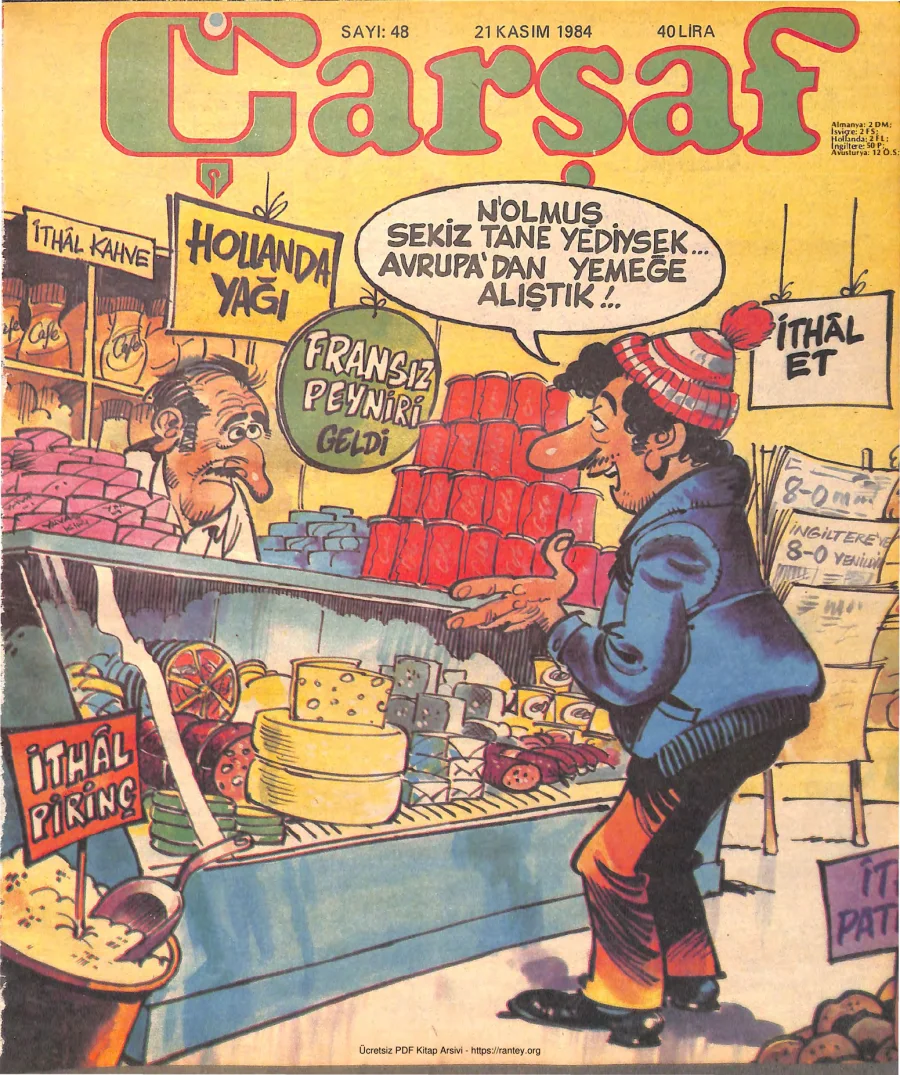 Çarşaf 1984 48 kapak görseli