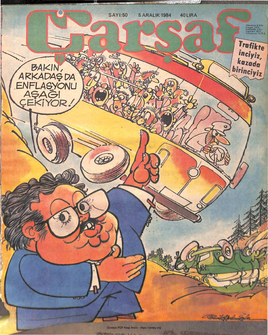 Çarşaf 1984 50 kapak görseli