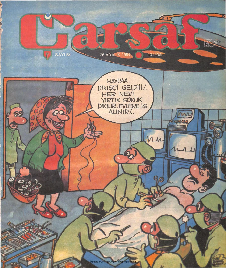 Çarşaf 1984 53 kapak görseli