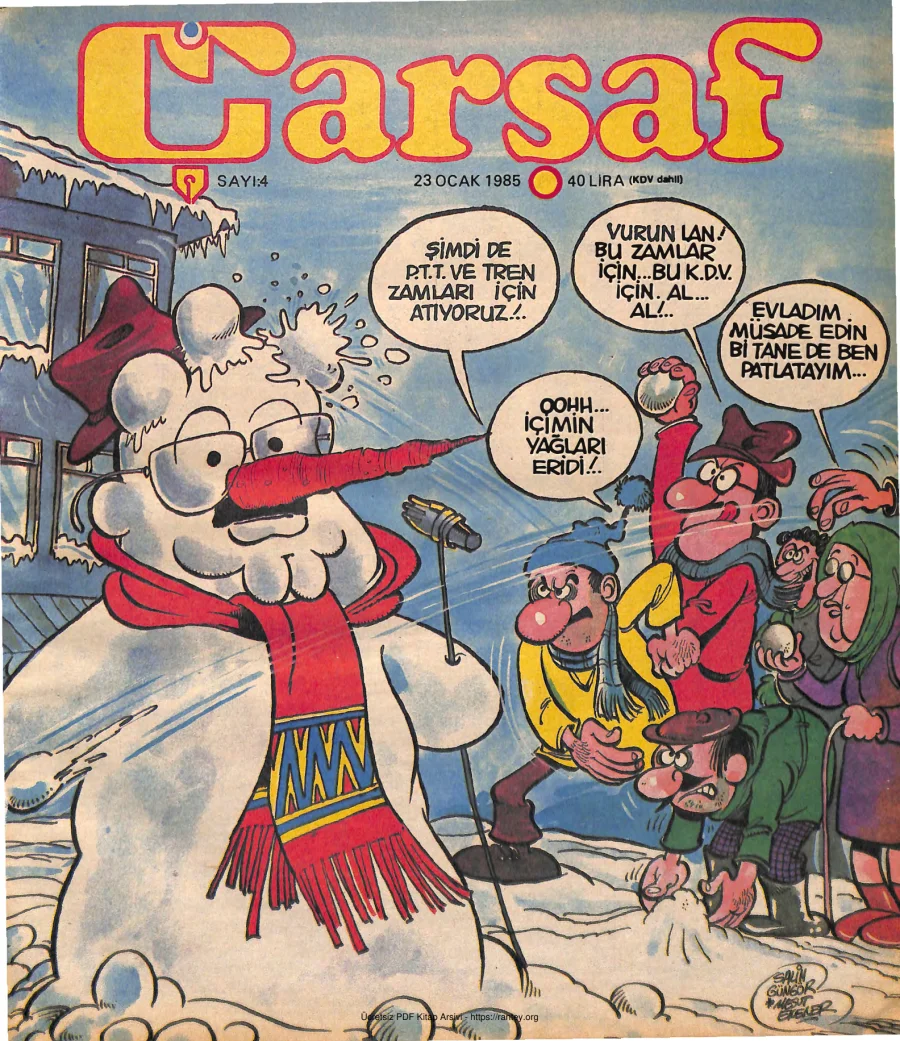Çarşaf 1985 04 kapak görseli