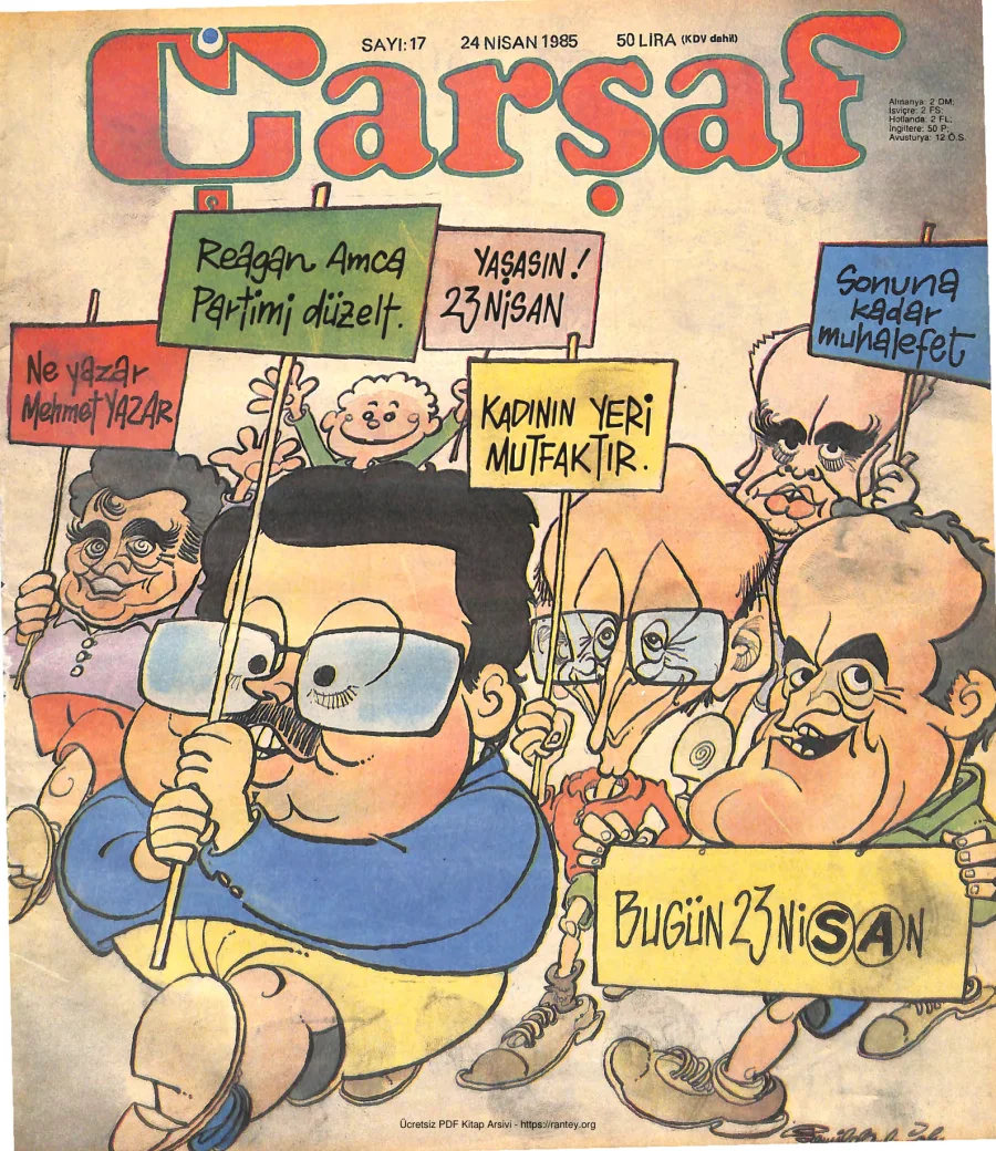 Çarşaf 1985 17 kapak görseli