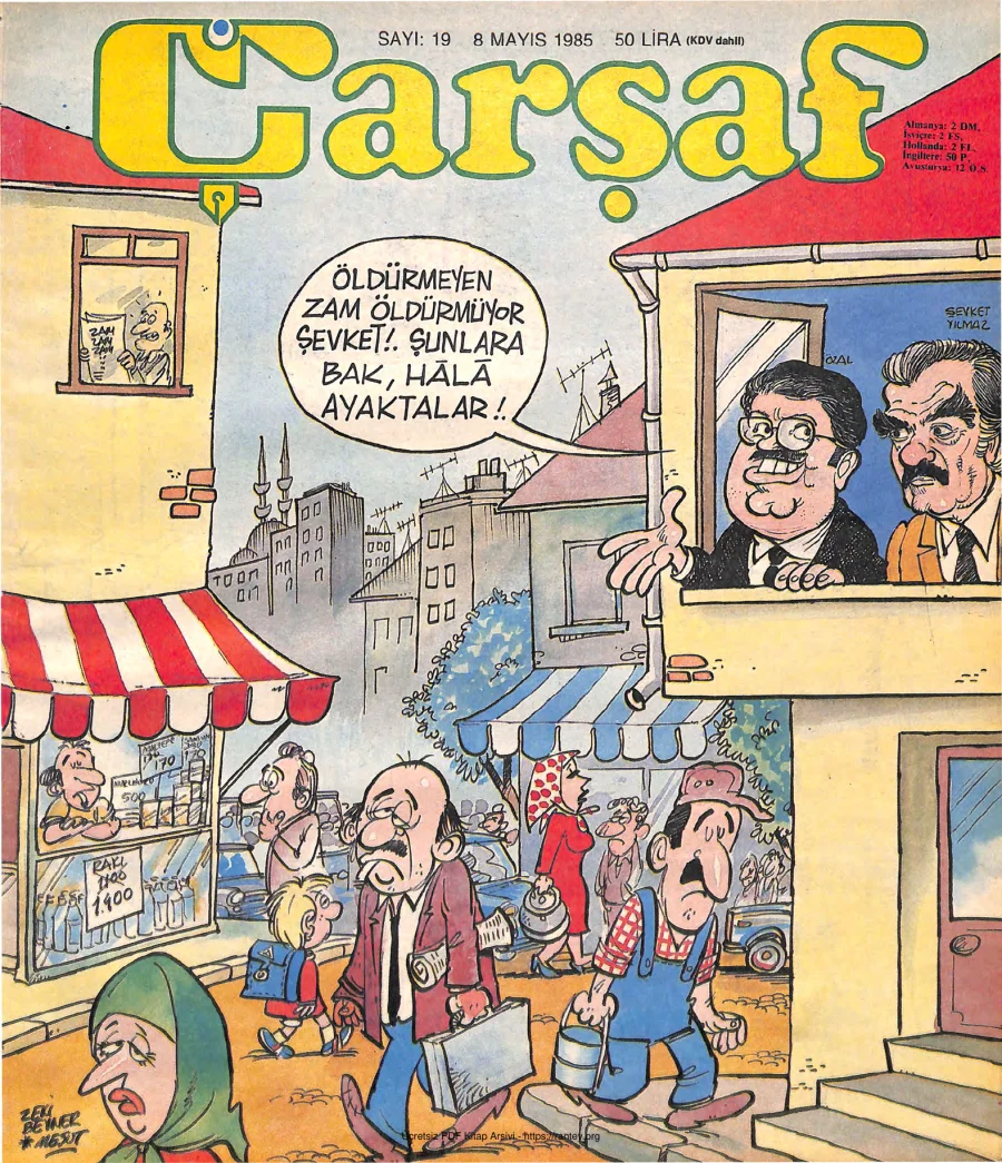 Çarşaf 1985 19 kapak görseli