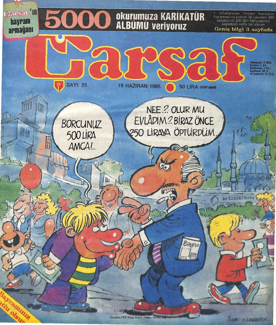 Çarşaf 1985 25 kapak görseli